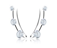 Beautiful CZ Silver Earring EL-201